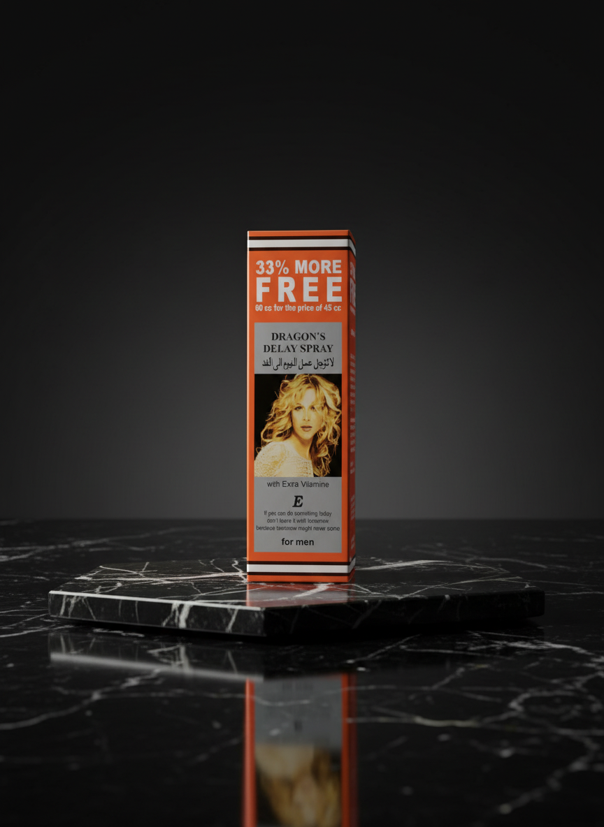 Dragon’s Delay Spray for Men – Sensitivity Control & Long-Lasting Performance